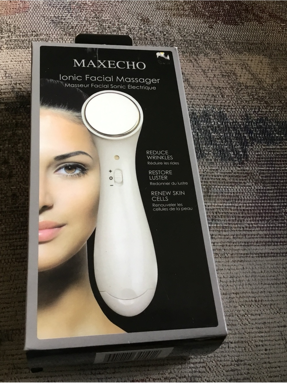 MAXECHO Ionic Facial Massager - White